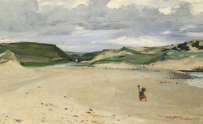 Het strand van Ambleteuse, 1869 door Charles Emile Auguste Carolus Duran
